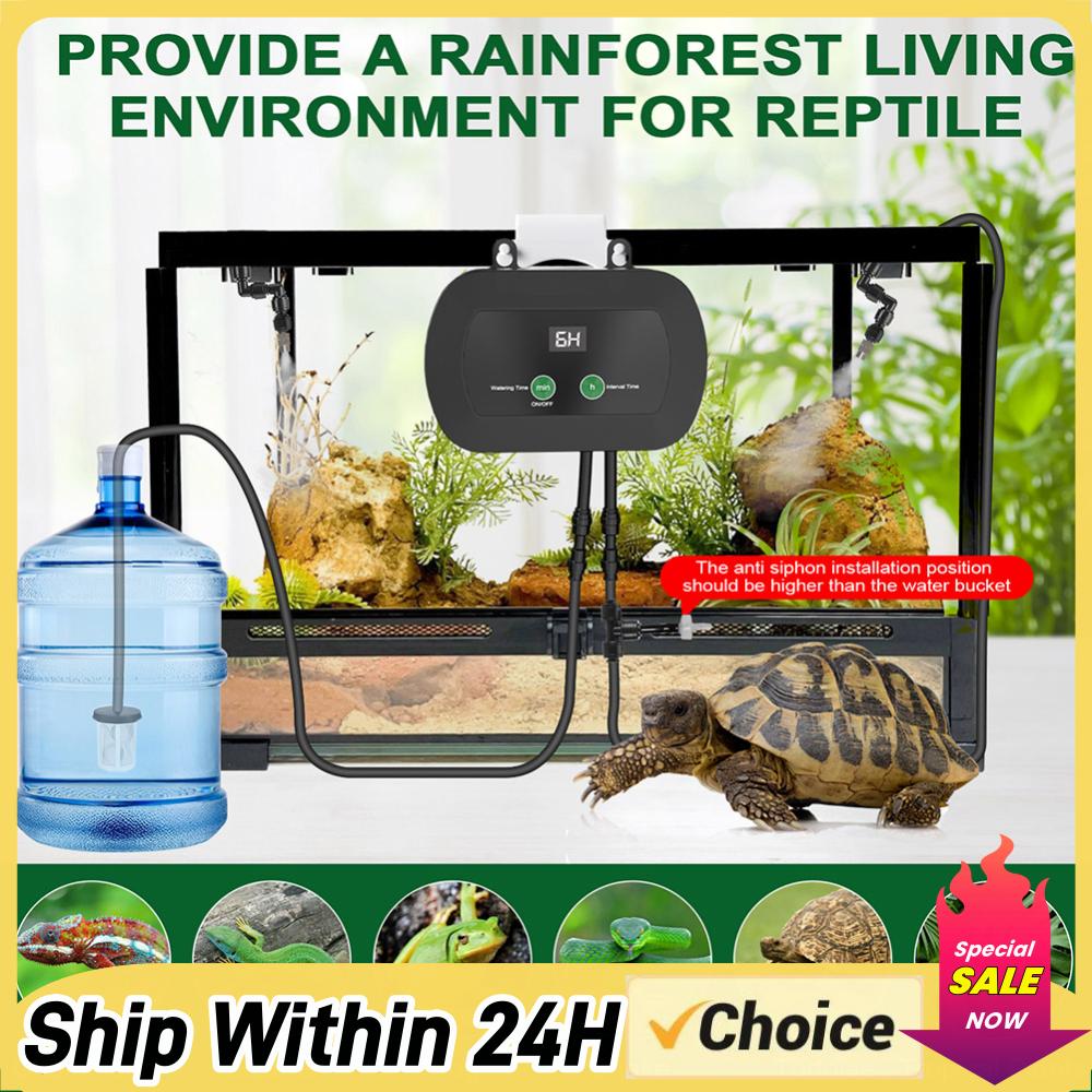 Misting Nozzle Reptile - Smart Reptile Mist Sprinkler with 360°Adjustable