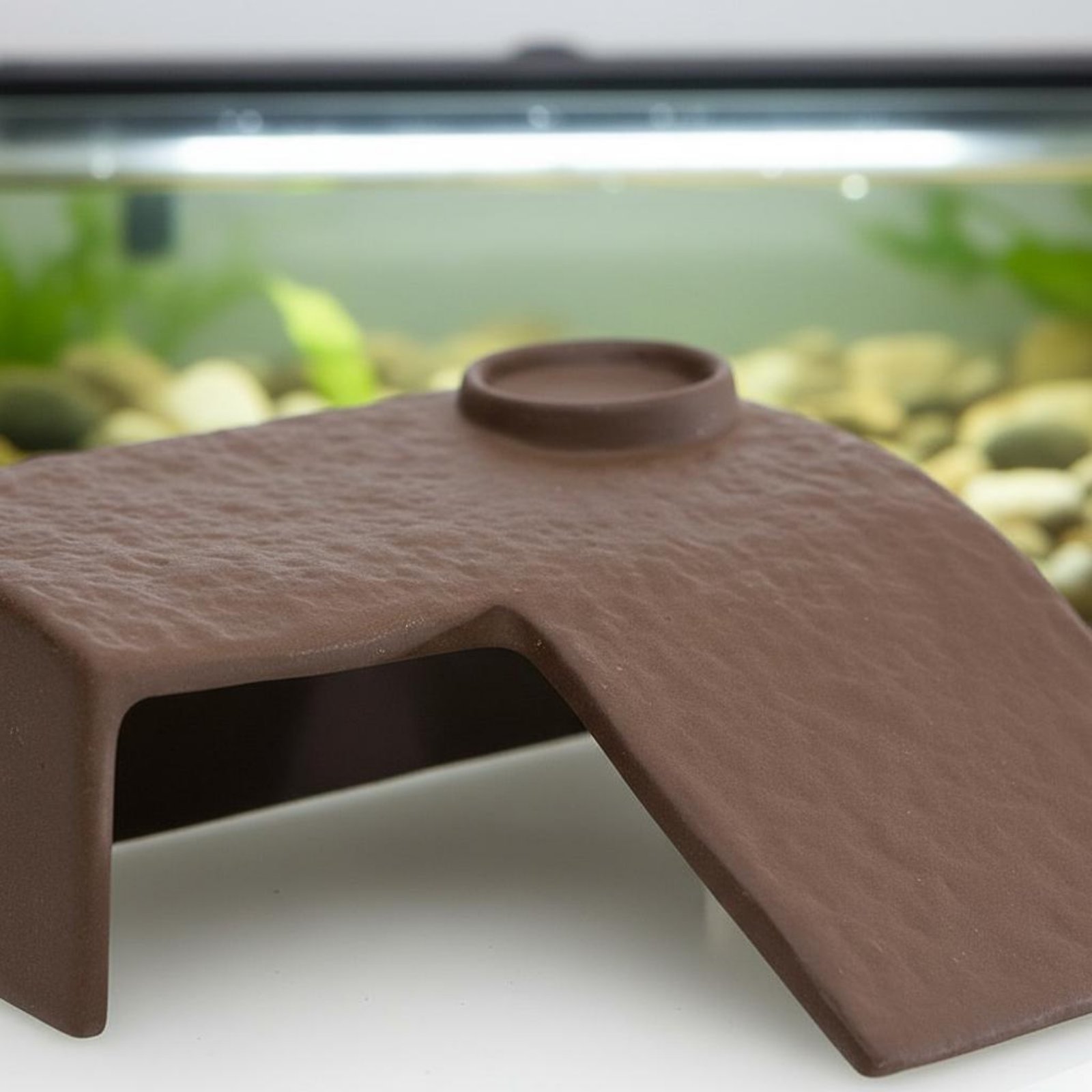 Hide Cave Ceramic - 2 Pieces Turtle Basking Dock Easy