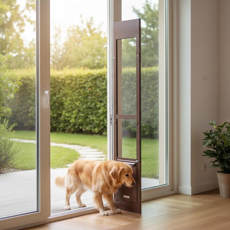 Dog Door for Sliding Glass Doo - Glass Door Hinge 评论和价格