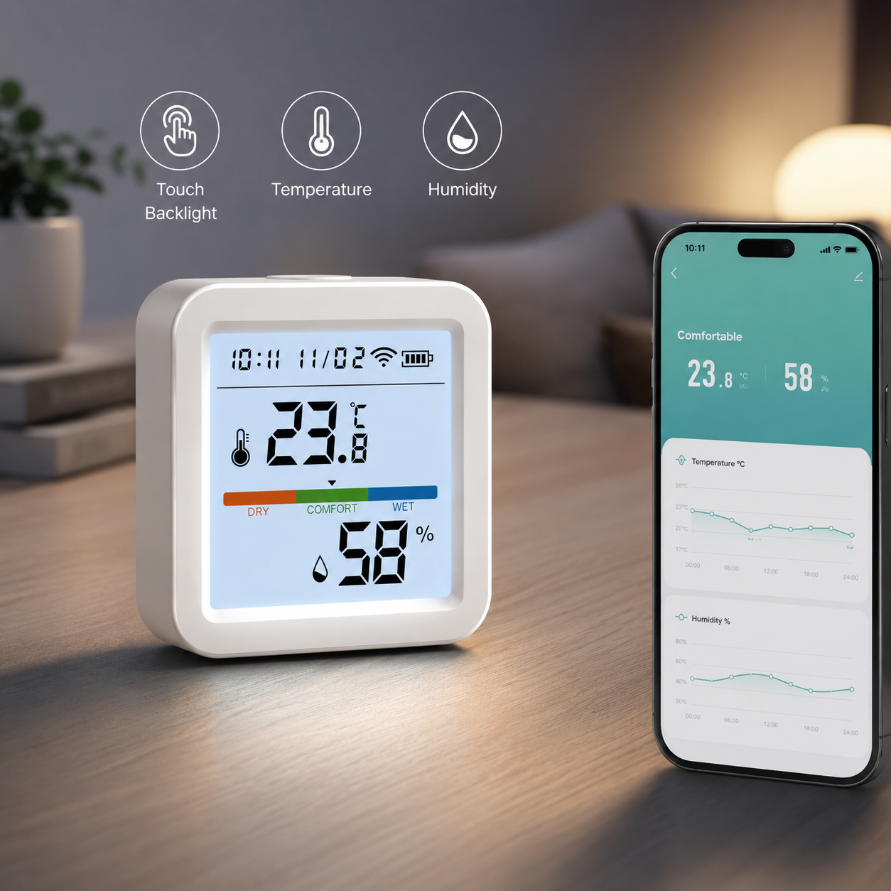 Tuya WiFi Temperature Humidity - Digital Hygrometer Probe 评论和价格