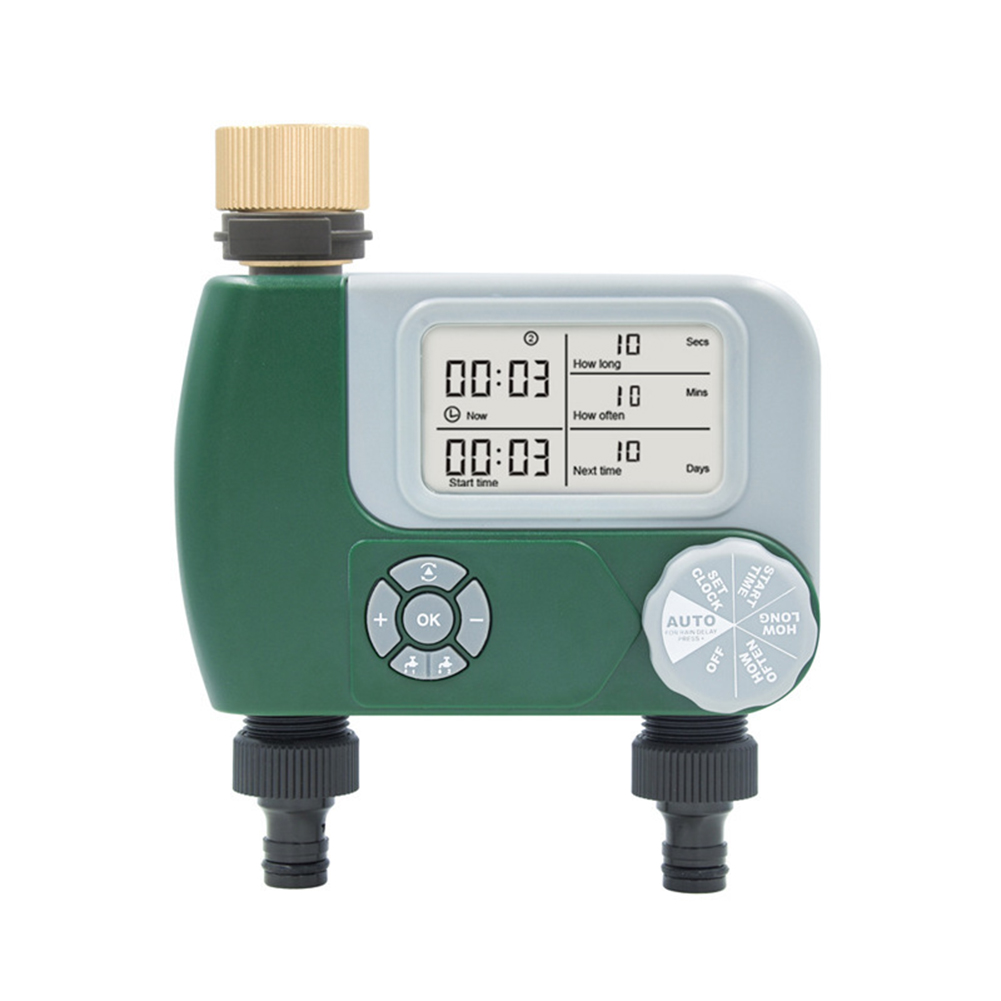 Electronic Garden Hose Water T - Timer Dual Outlet 评论和价格