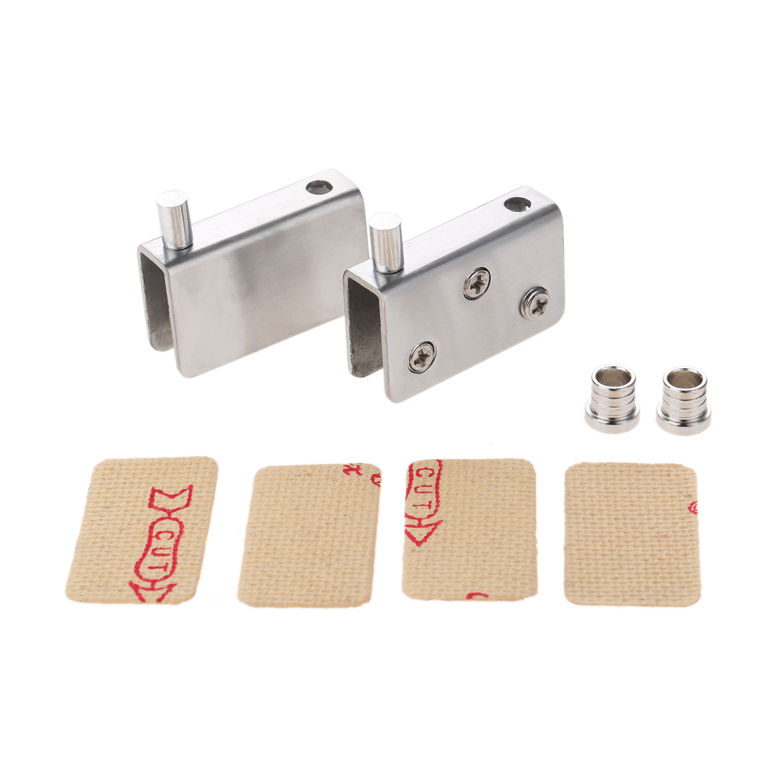 2 Pcs Glass Shelf Clamp Pivot  - Glass Door Hinge 评论和价格