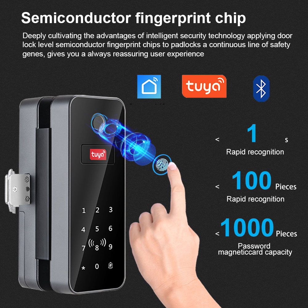 Bluetooth Electronic Glass LOC - Glass Door Hinge 评论和价格