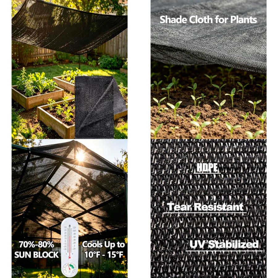 e.share Black Shade Cloth, 70- - Screen Top Mesh 评论和价格