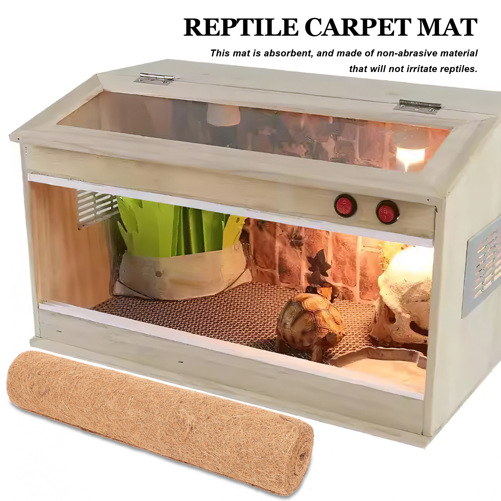 Coconut Fiber Reptile Carpet M - Substrate Coconut Fiber 评论和价格