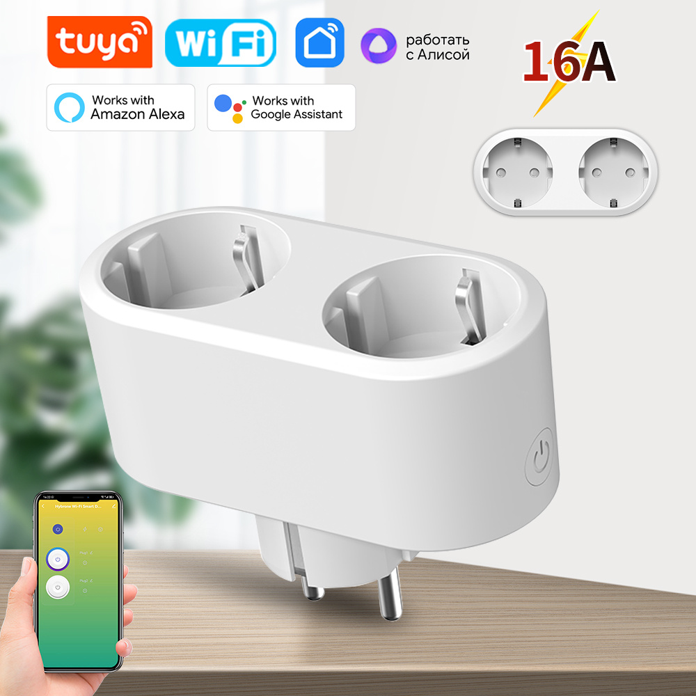 WiFi Smart Plug Dual Outlet 16 - Timer Dual Outlet 评论和价格