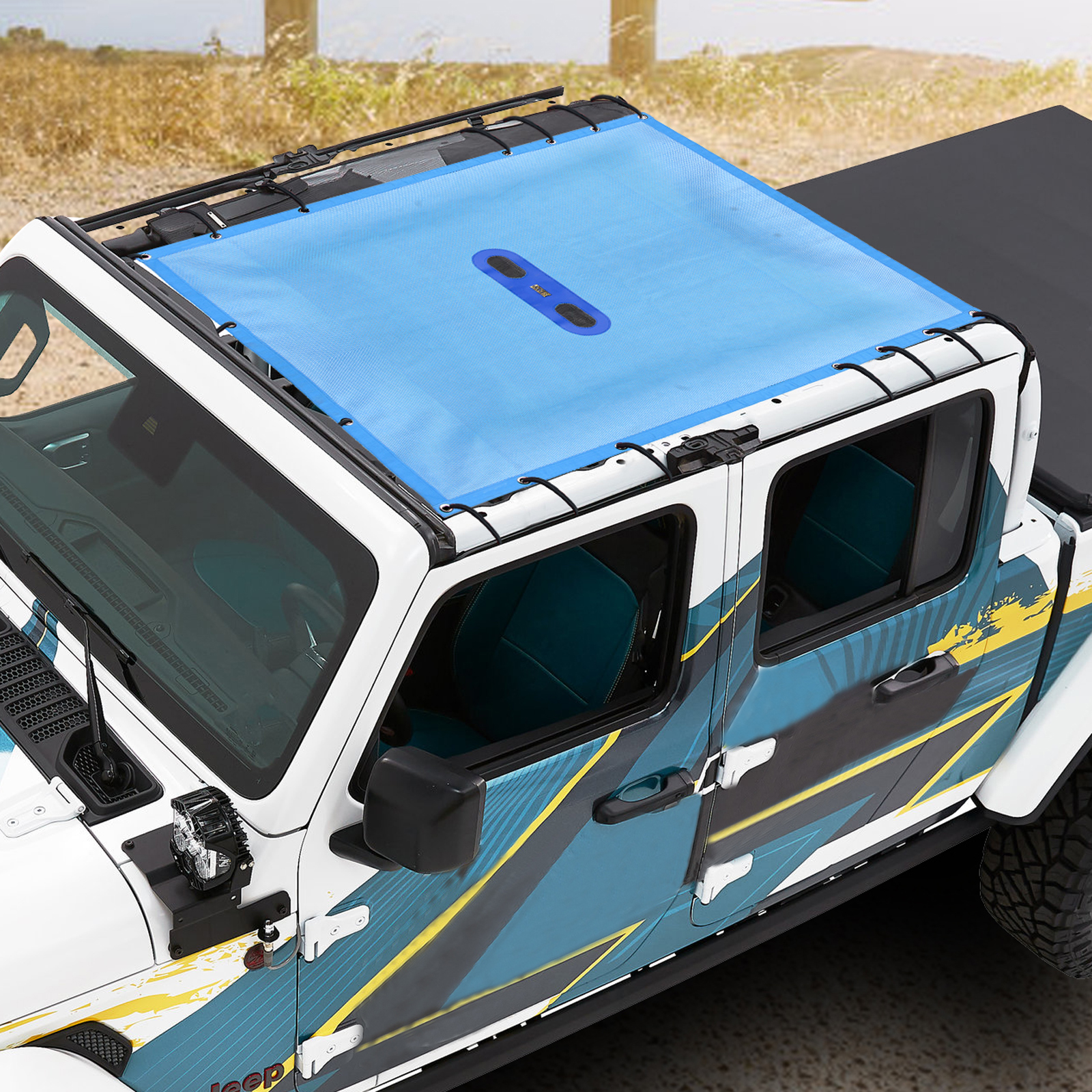 For Jeep Gladiator JT 4 Door A - Screen Top Mesh 评论和价格