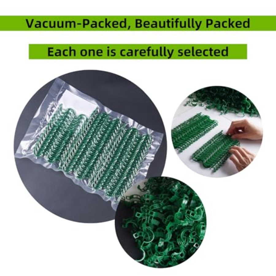 100 Pcs Plant Support Clips Pl - Vine Climbing Plastic 评论和价格