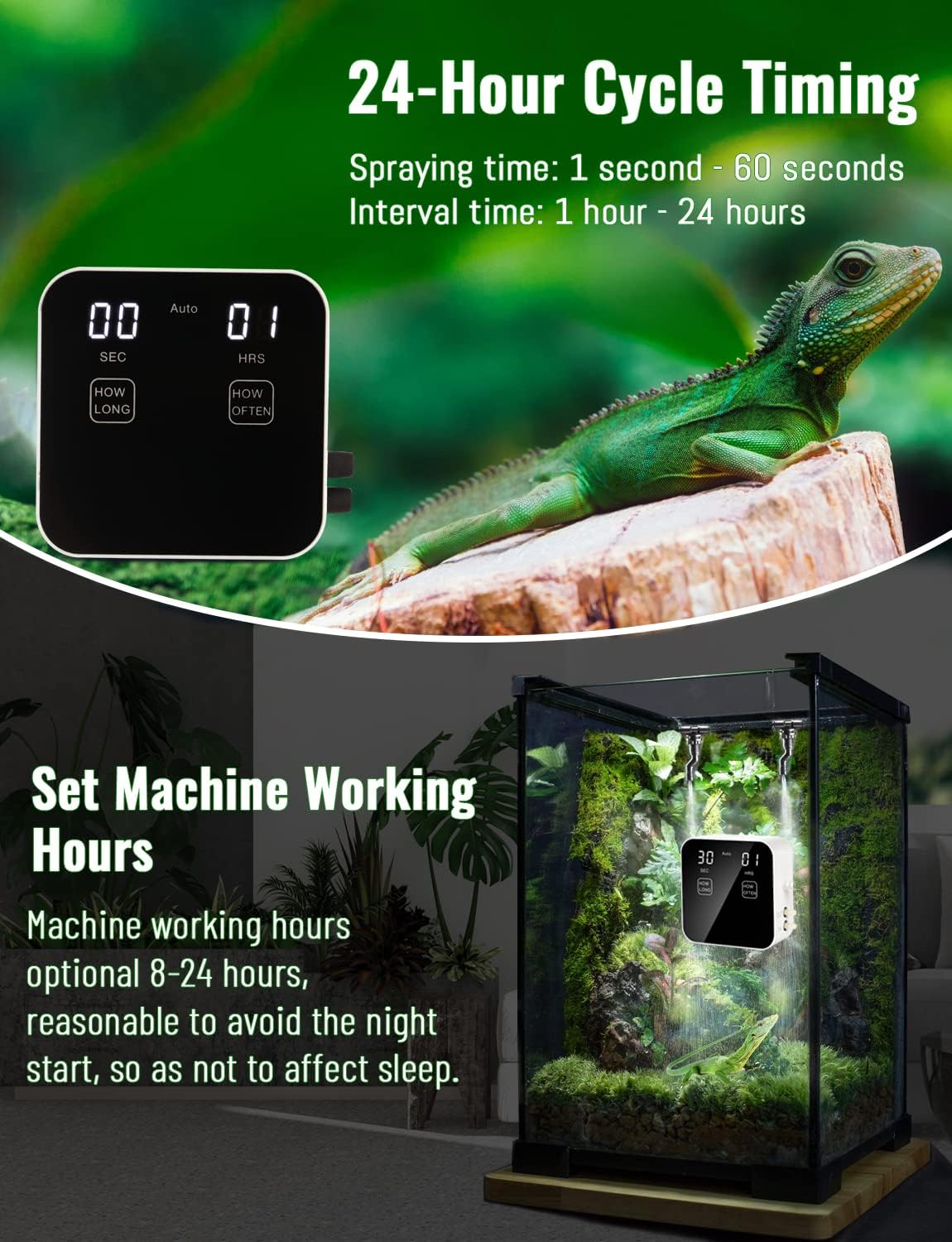 Automatic Rainforest Timing Sp - Misting Nozzle Reptile 评论和价格