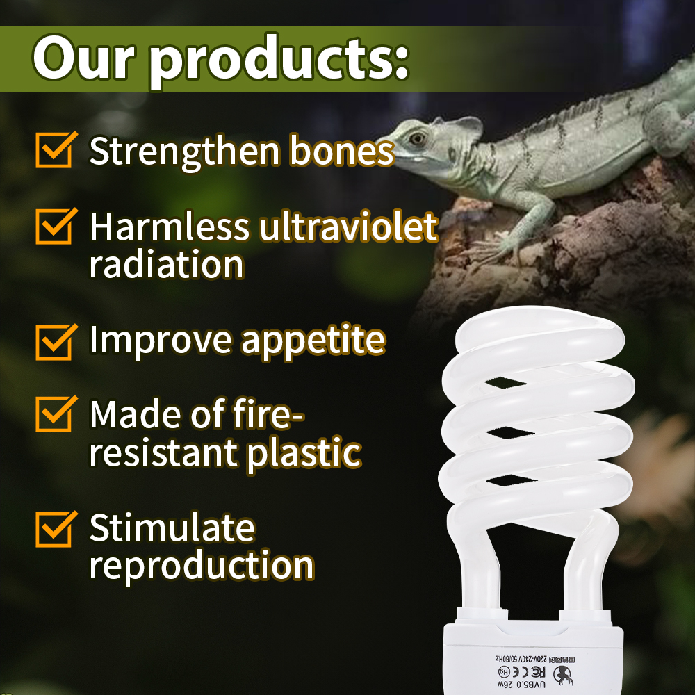 26W Pet Box Lamp Calcium Suppl - Calcium Powder Reptile 评论和价格