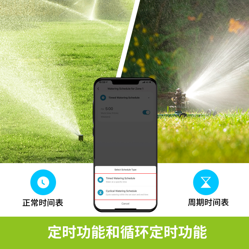 TS Bluetooth Tuya Smart Garden - Timer Dual Outlet 评论和价格