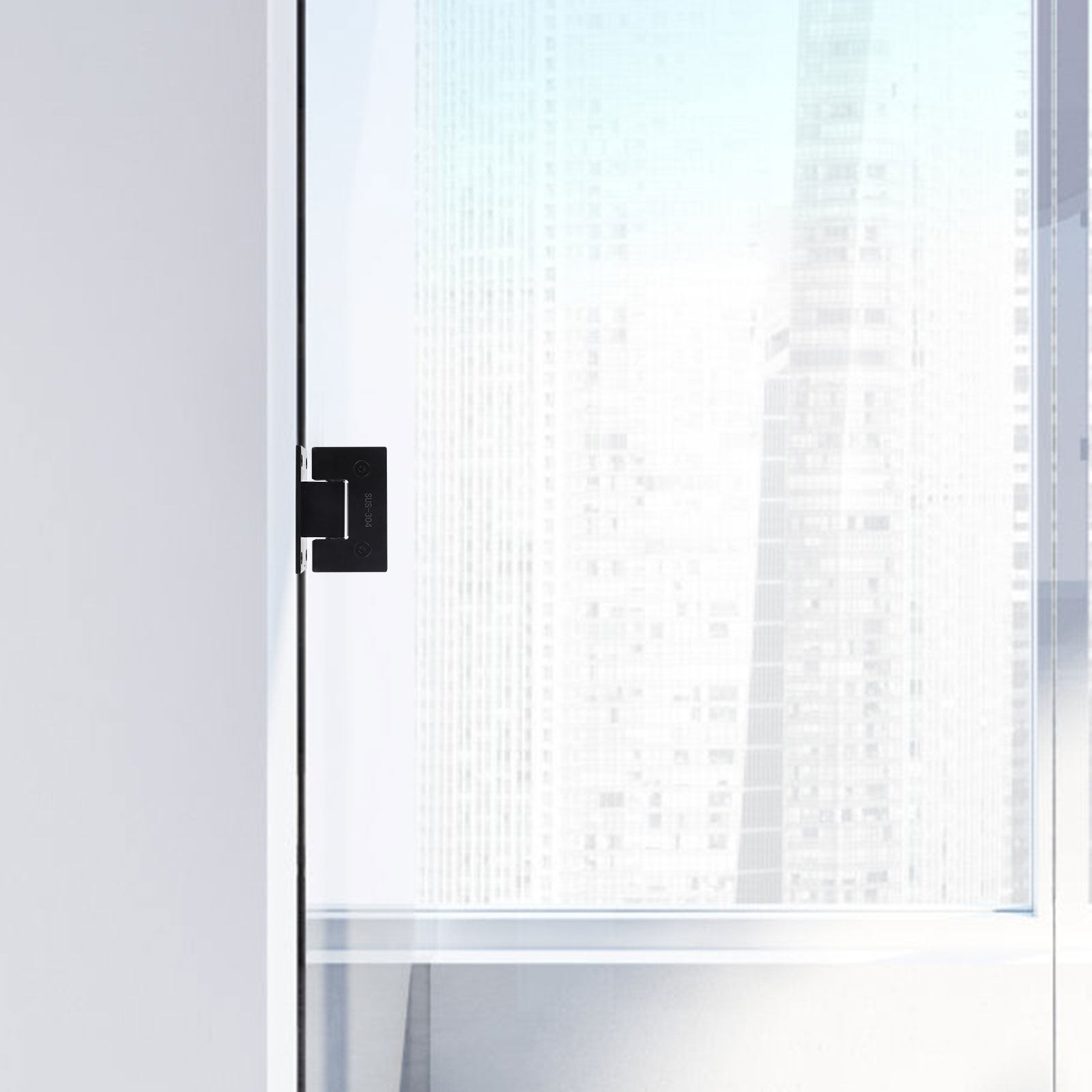1Pcs Glass Door Clamp Bathroom - Glass Door Hinge 评论和价格
