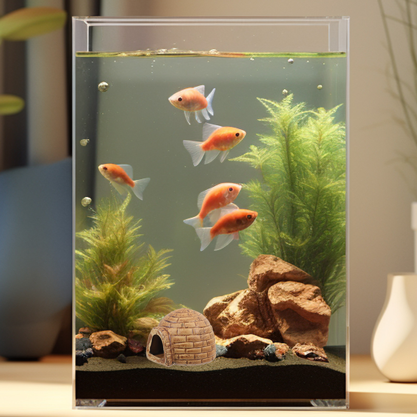 Ceramic Pleco Caves for Aquari - Hide Cave Ceramic 评论和价格