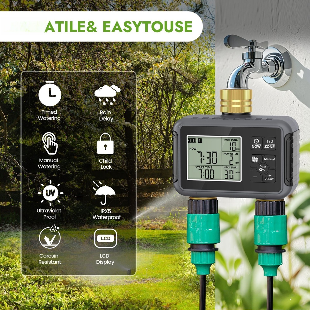 Automatic Controller Battery O - Timer Dual Outlet 评论和价格