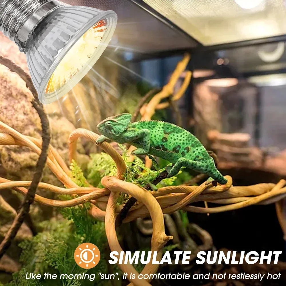 25/50/75W UVB Reptile Lamp Bul - Calcium Powder Reptile 评论和价格