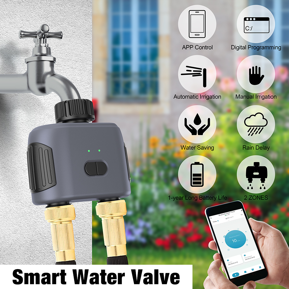2 Outlets Tuya Smart Garden Wa - Timer Dual Outlet 评论和价格