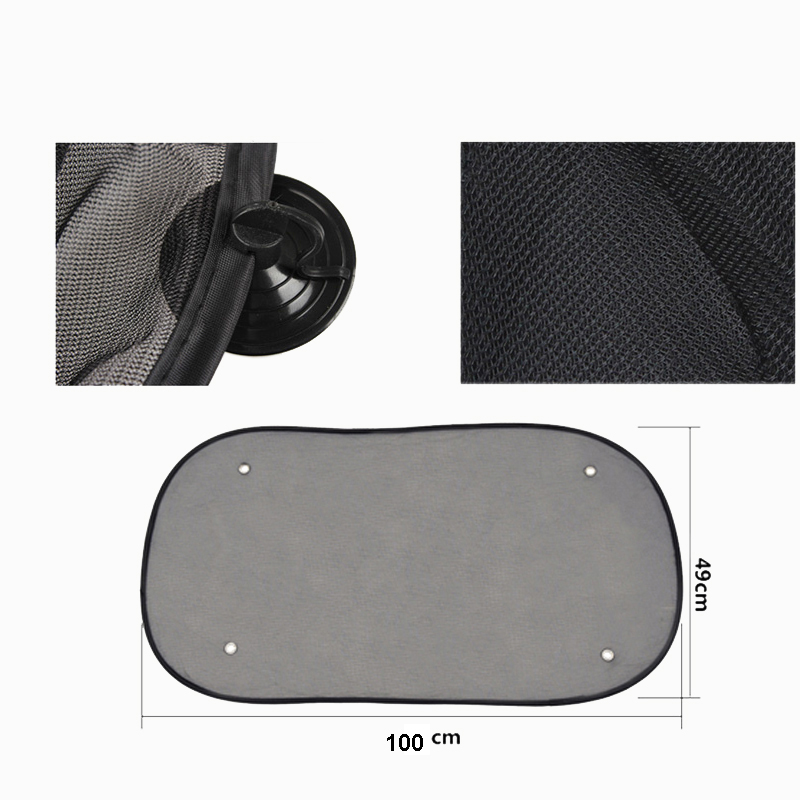 1pc Car Rear Window Sun Shades - Screen Top Mesh 评论和价格