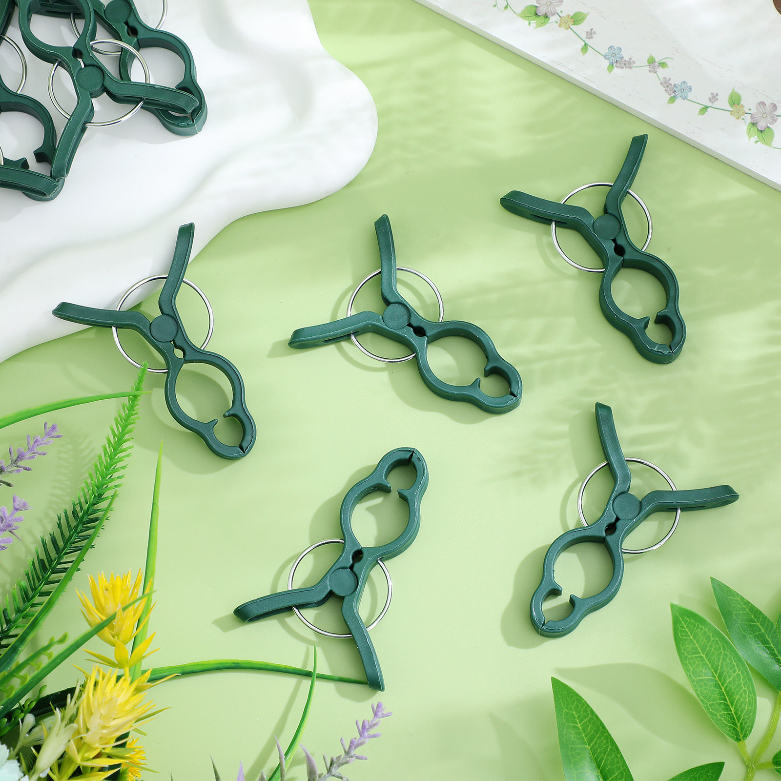 50Pcs Plastic Garden Plant Cli - Vine Climbing Plastic 评论和价格