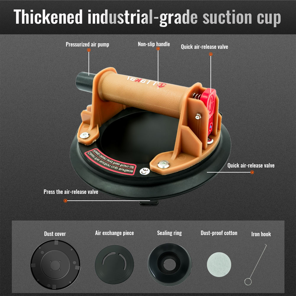 8 Inch Silicone Vacuum Suction - Ceramic Tile Floor 评论和价格